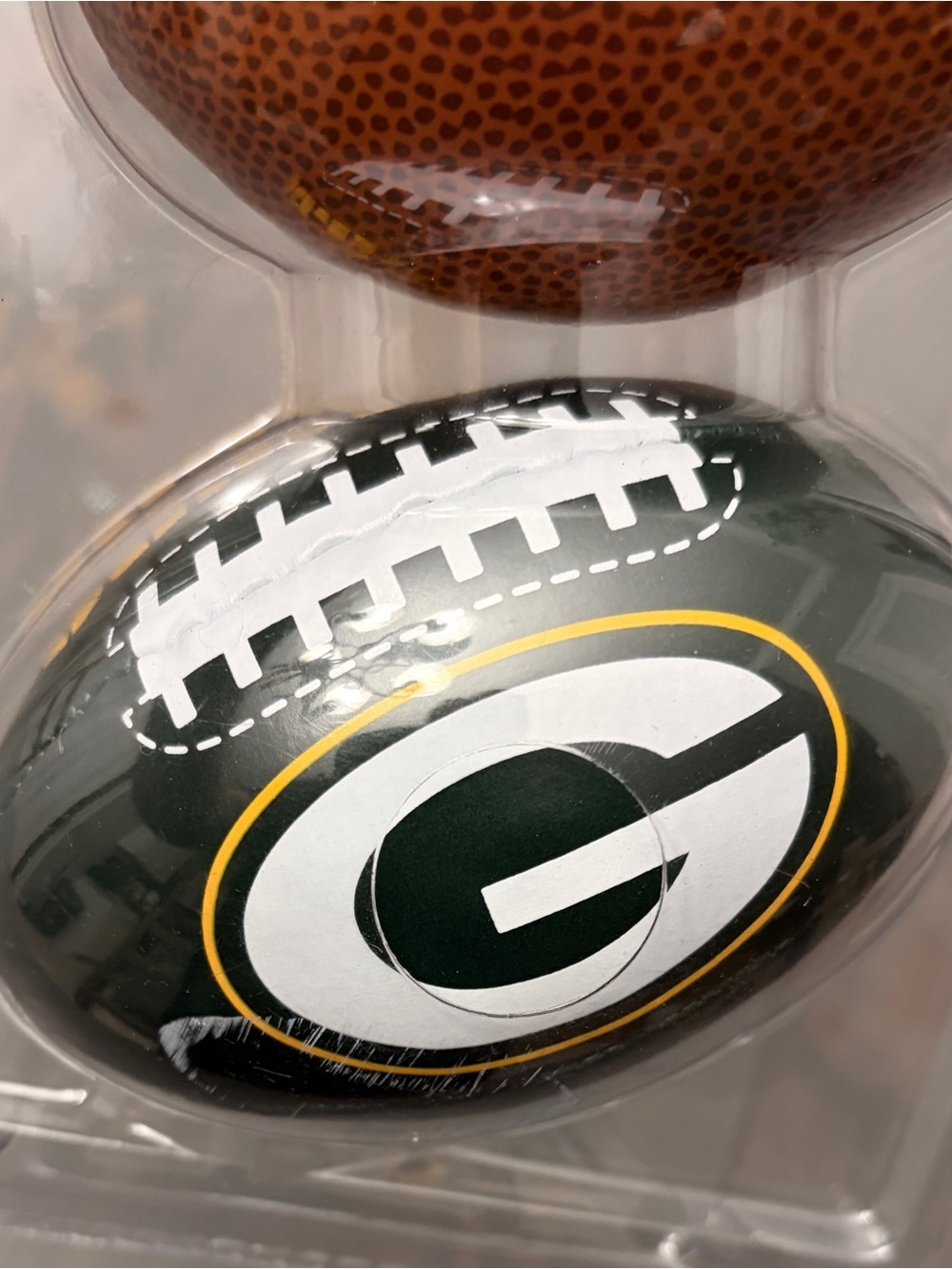 NFL Green and Gold Mini Football